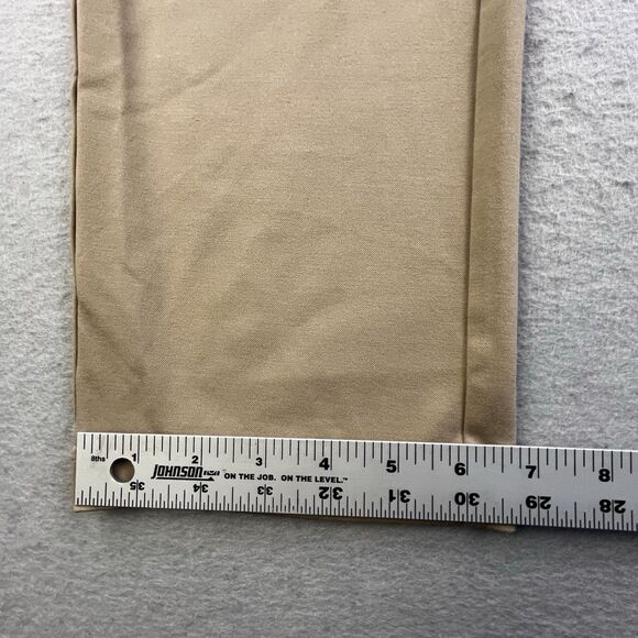 INTO THE AM Pants Mens 38x30 Tan Khaki Performance Tapered All Day Stretch - Picture 12 of 12